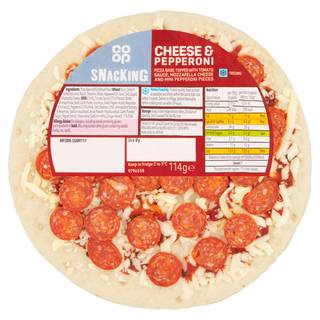 Co-op Snack Pepperoni Pizza 114g