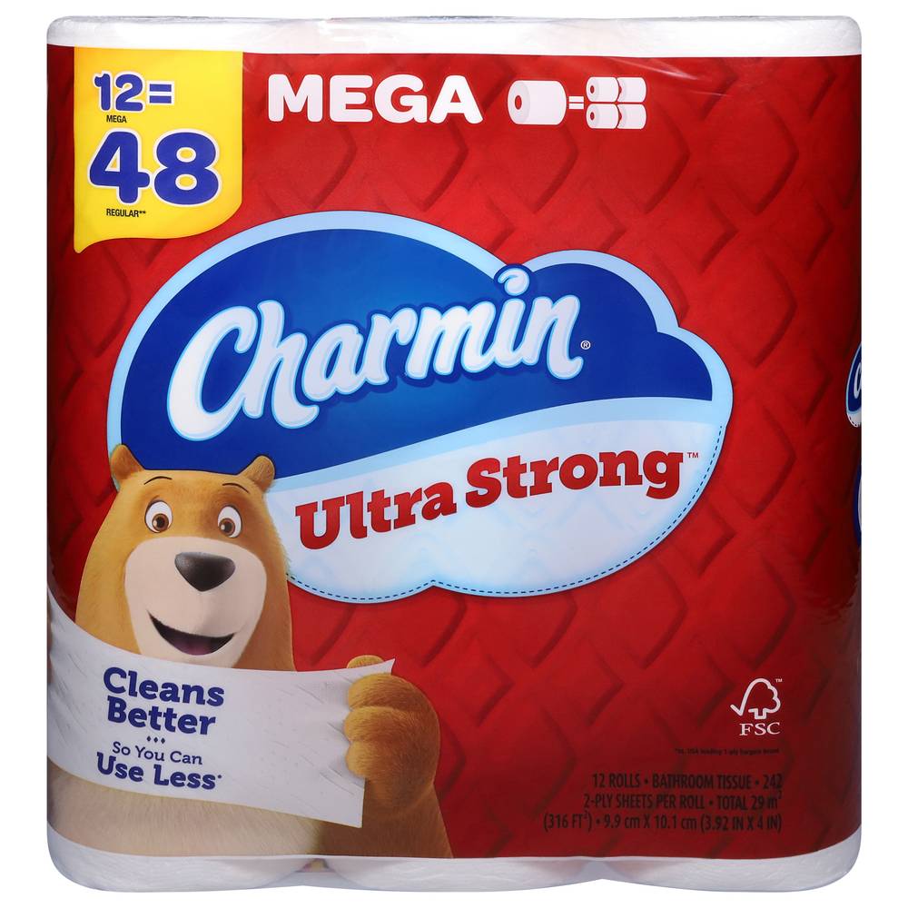 Charmin Ultra Strong Bathroom Tissue Rolls