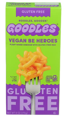Goodles Gluten Free Vegan Be Heros Mac & Cheese