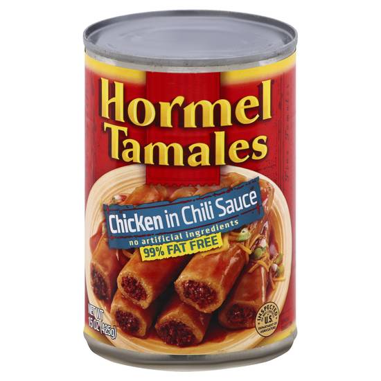 Hormel 99% Fat Free Chicken Tamales in Chili Sauce