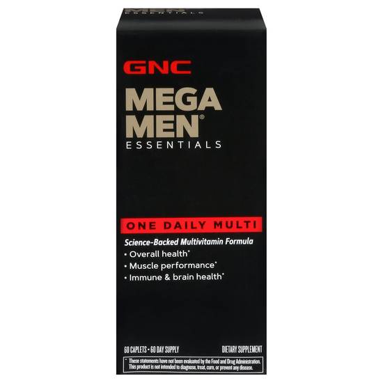 Gnc Mega Men Mega Men Essentials One Daily Multi (60 ct)