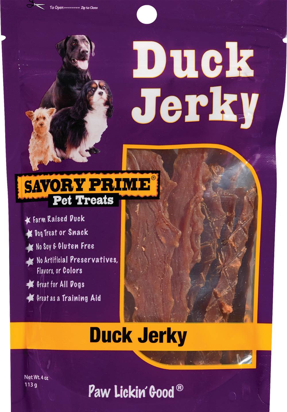 Savory Prime Duck Jerky Pet Treats