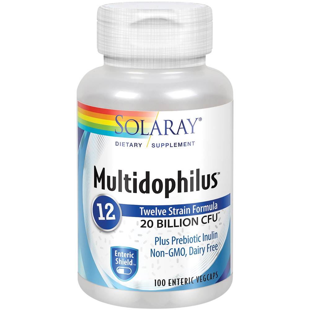 Multidophilus Refrigerated Probiotic - 20 Billion Cfus With Prebiotic Inulin (100 Vegetable Capsules)