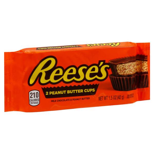 REESE'S Milk Chocolate Peanut Butter Cups, Candy Pack
