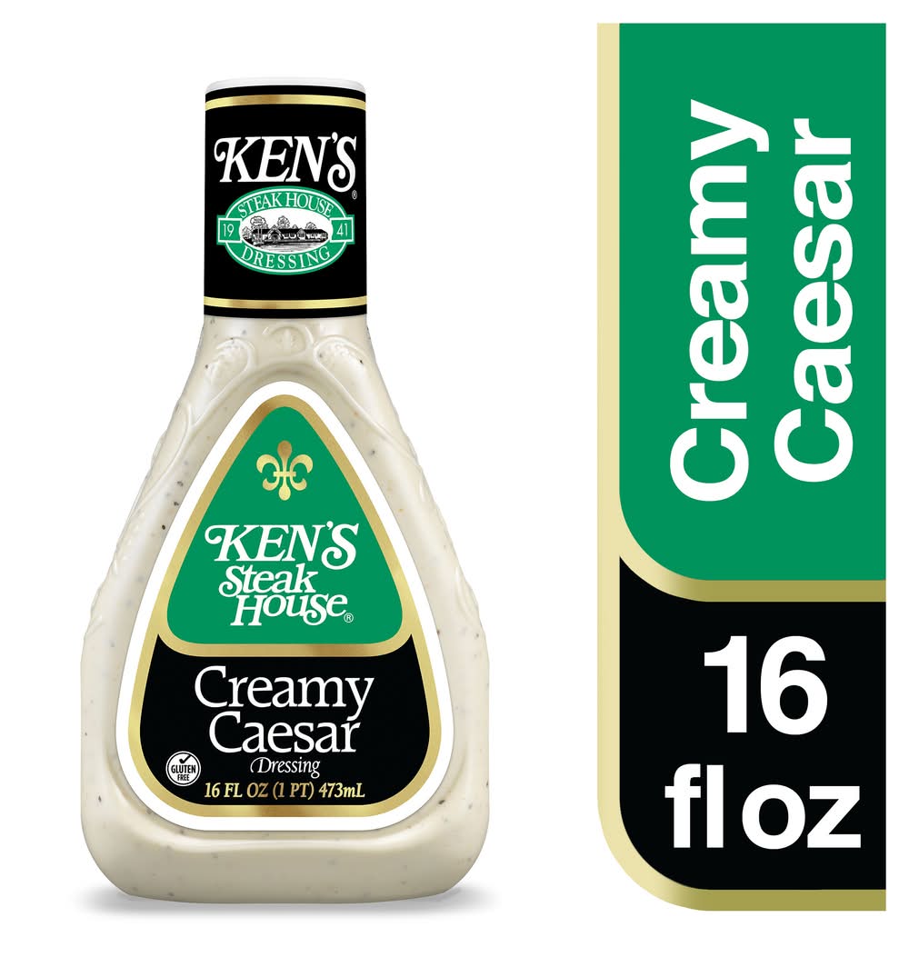 Ken's Steak House Dressing, Creamy Caesar (16 fl oz)