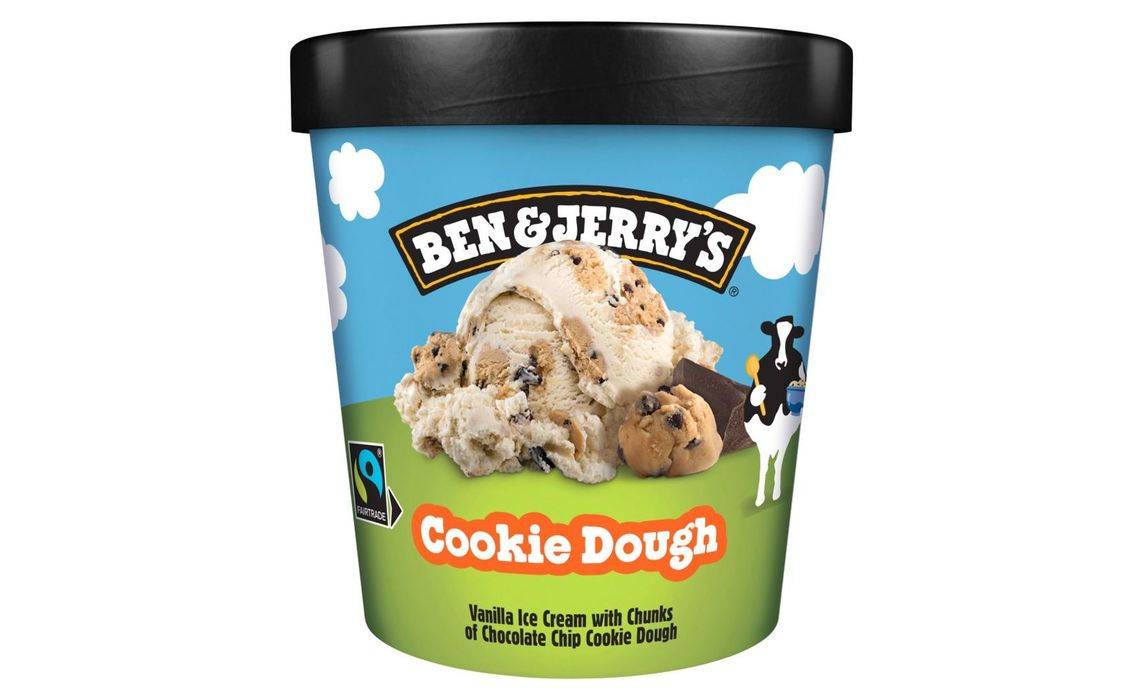 Ben & Jerry's Ice Cream Tub Cookie Dough 465ml (407340)