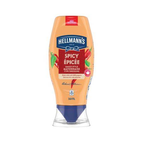 Hellmann's mayonnaise épicée (340ml) - spicy mayonnaise (340 ml)