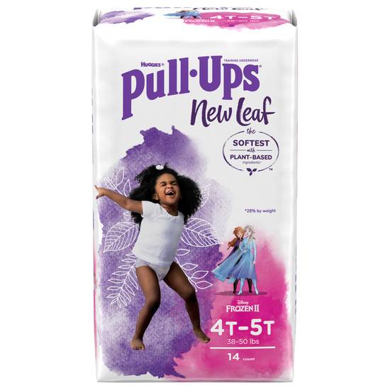 Huggies Pull-Ups Disney Frozen Ii Training Underwear 4t-5t 38-50 Lbs (14 ct)