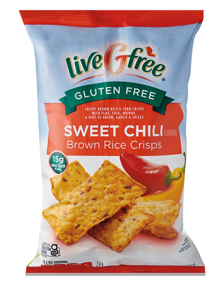 liveGfree Sweet Chili Brown Rice Crisps (7 oz)