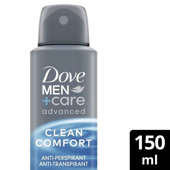 Dove Men+ Care Advanced Care Déodorant spray Clean Comfort 150 ml