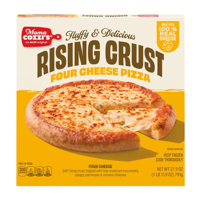 Mama Cozzi's Pizza Kitchen Premium Rising Crust Pizza, Four Cheese (29.75 oz)