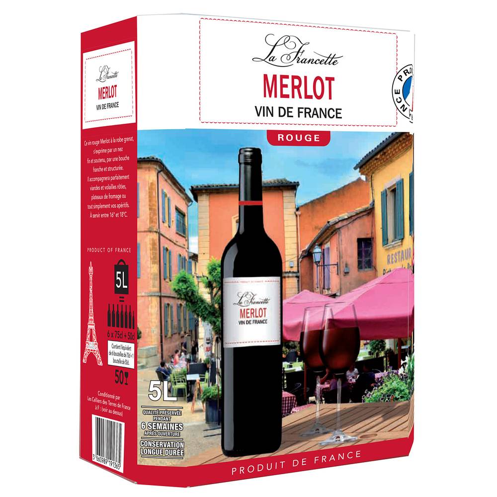 La Francette - Vin rouge domestique (5L)