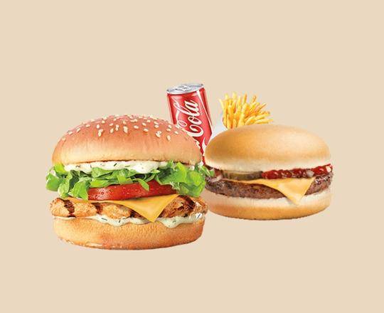 🍔🍔 DB2 - 1 CB-B + 1 Cheeseburger ou 1 Doublecheese