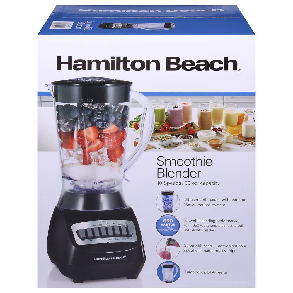 Hamilton Beach Smoothie Blender, Black