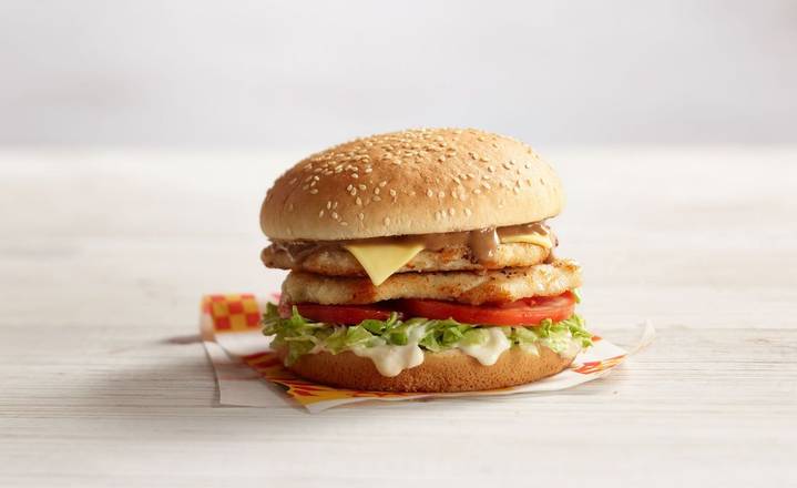 Double Fillet Oprego Burger