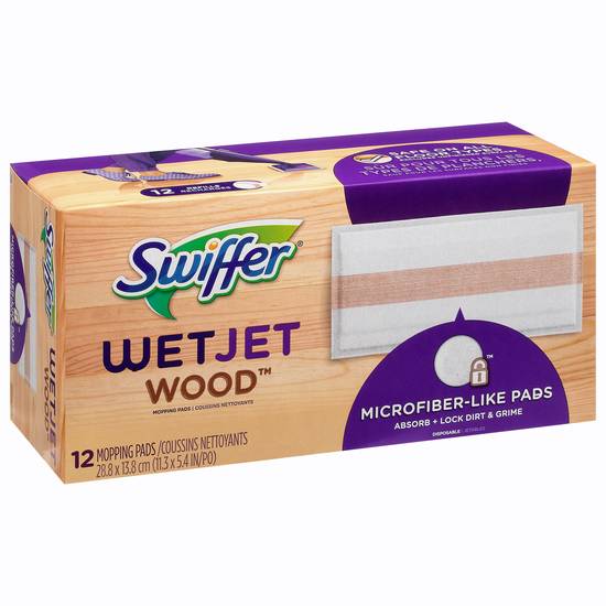 Swiffer Wetjet Wood Mopping Pads (12 pads)