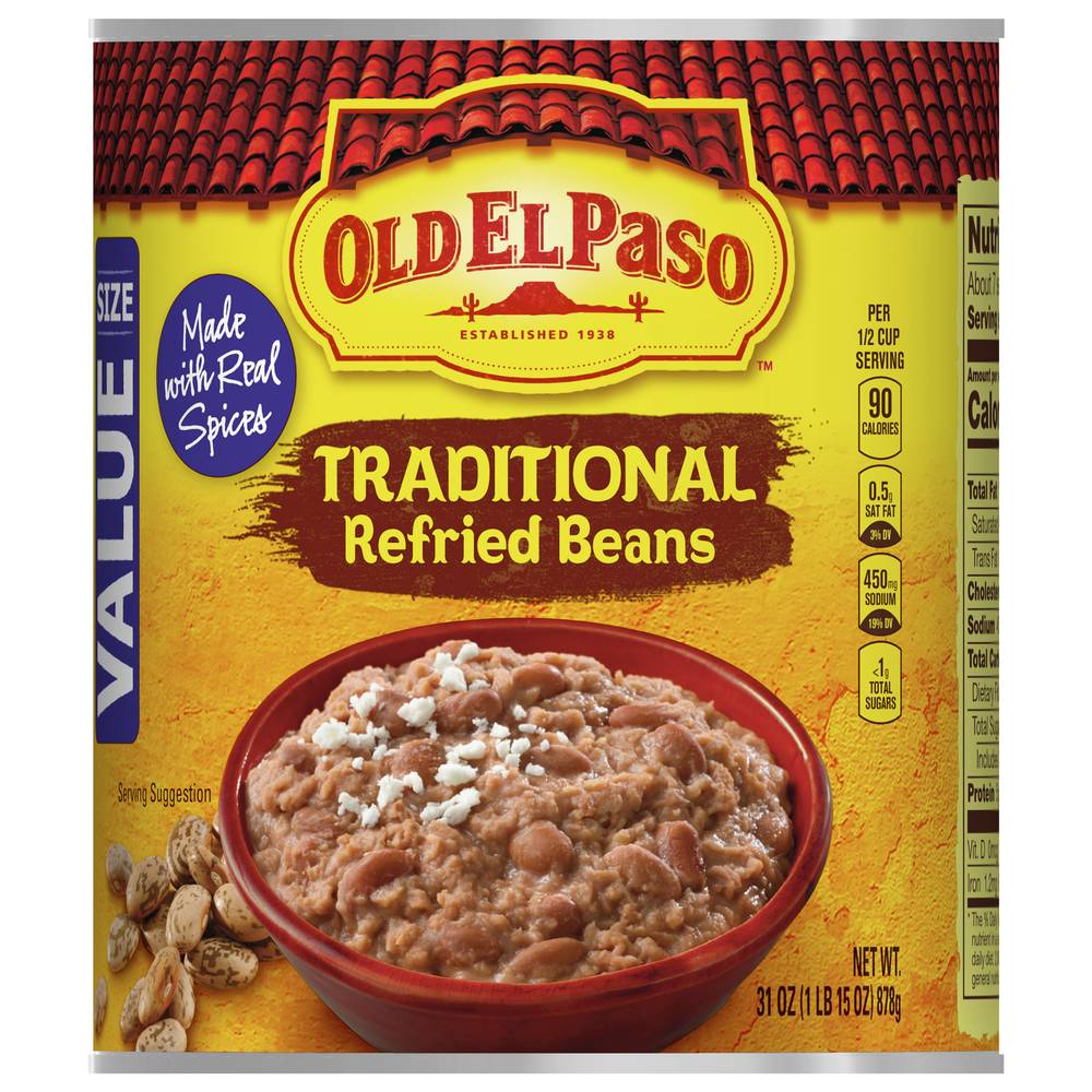 Old El Paso Traditional Refried Beans (1.94 lbs)