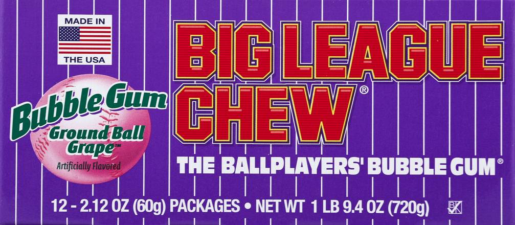 Big League Chew Gum - Ground Ball Grape