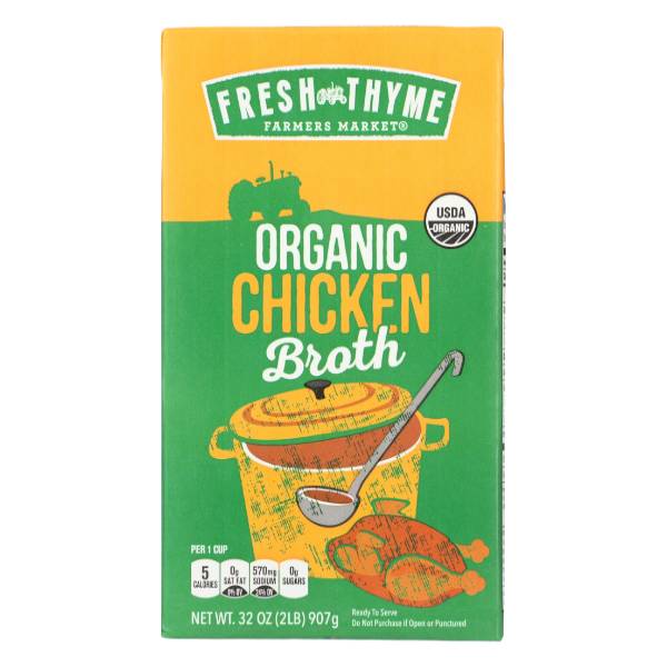 Fresh Thyme Organic Chicken Broth (32 oz)