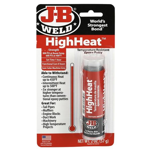 J-B Weld High Heat Epoxy Repair Putty (2 oz)