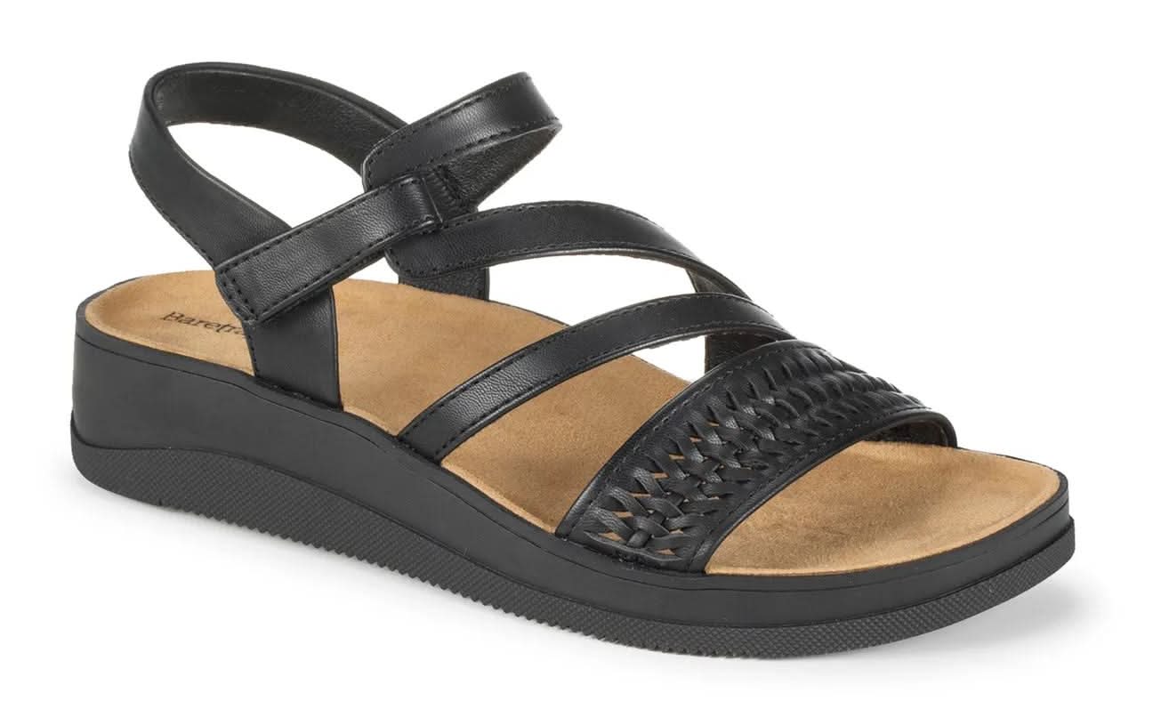 Baretraps Feeza Wedge Sandal (Black Medium - 8)