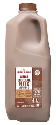Giant Eagle Vitamin D Whole Milk, Chocolate (32 fl oz)