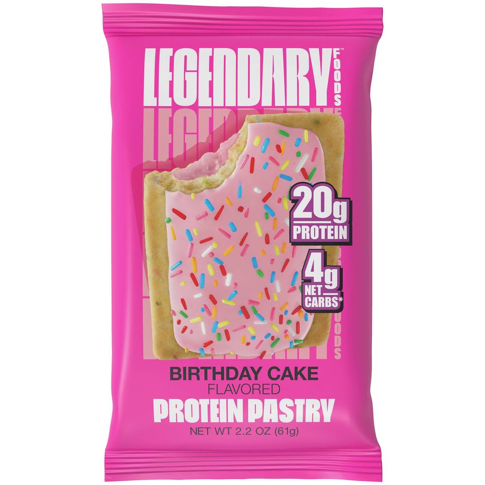 Legendary Foods Protein Pastry Cake Style (birthday cake)