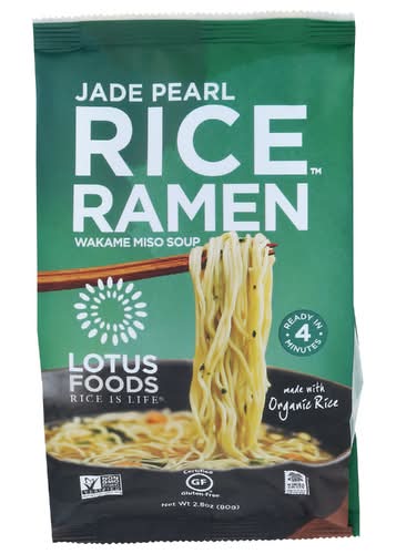 Lotus Foods Jade Pearl Rice Ramen with Miso Soup
