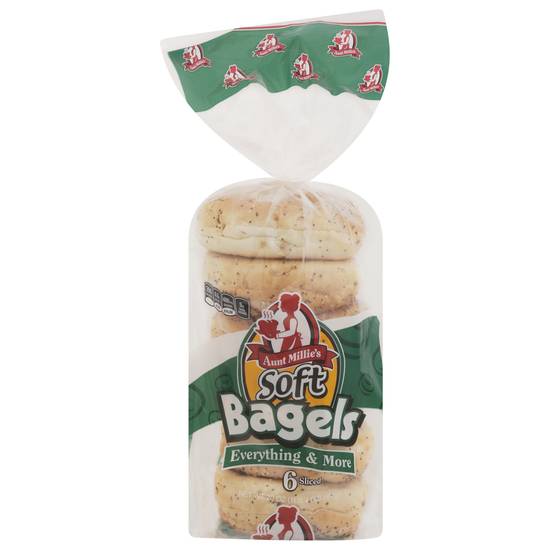 Aunt Millie's Soft Everything & More Bagels (6 ct)