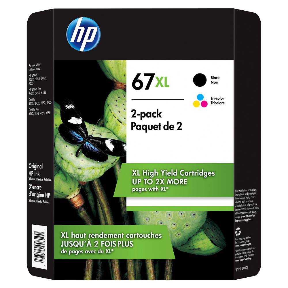 Hp High Yield Ink Cartridge (black-tri color)