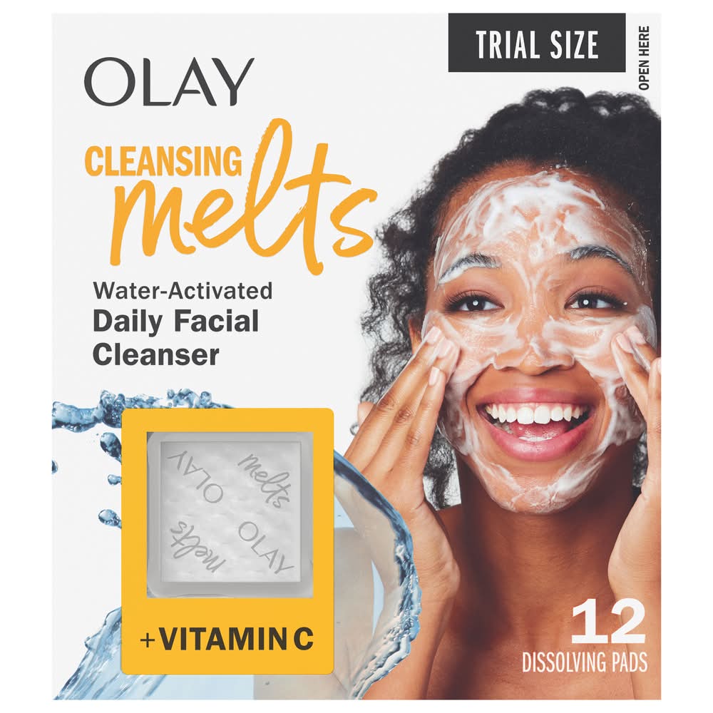 Olay Vitamin C Water Activated Daily Facial Cleanser (12 ct)