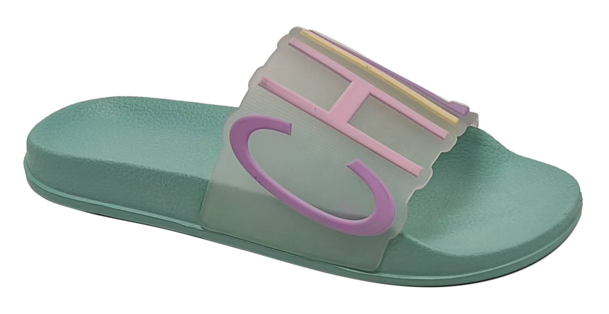 Sandales d'été à enfiler BELLA & BIRDIE pour filles (4, Menthe)
