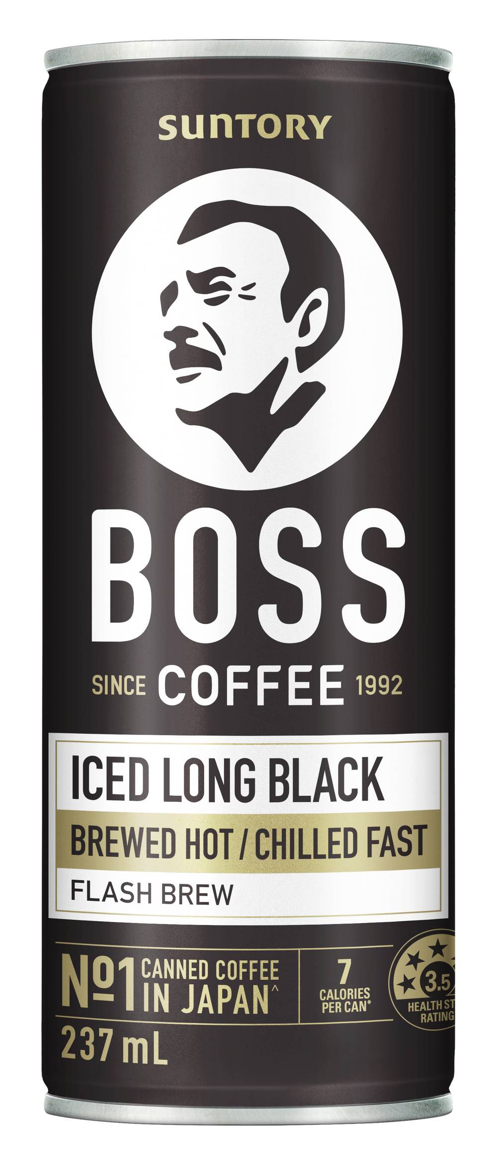 Suntory Boss Coffee Iced Long Black (237mL)