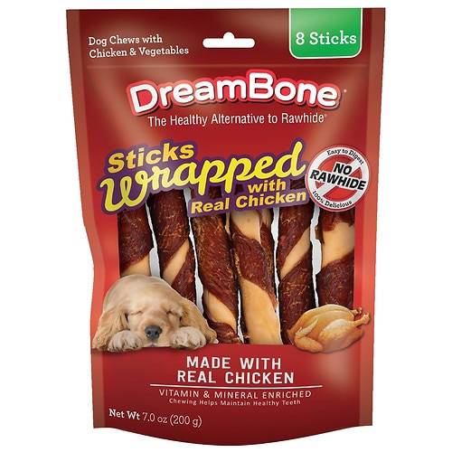 DreamBone Sticks Wrapped with Real Chicken - 7.0 oz