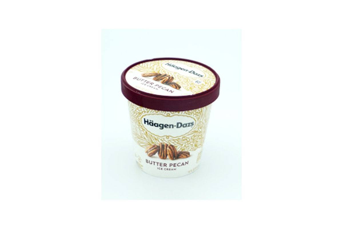 Haagan Daz Butter Pecan Ice Cream (12 oz)