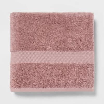 Threshold Over Sized Bath Towel, Mauve