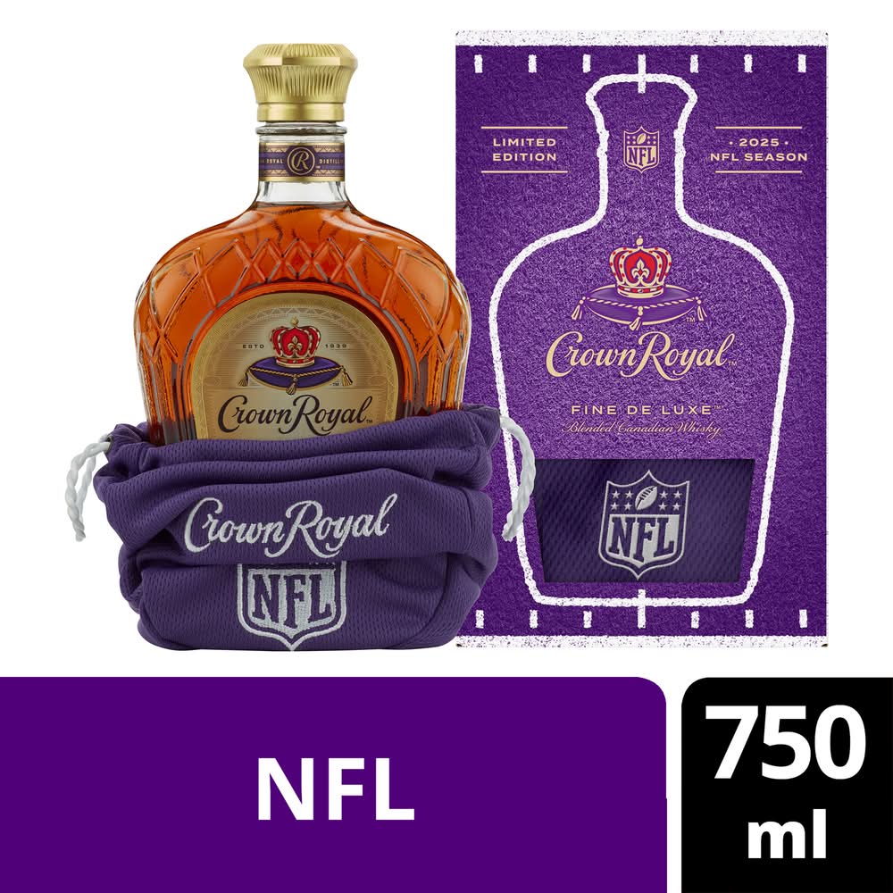 Crown Royal Fine De Luxe Blended Canadian Whisky (750 ml)