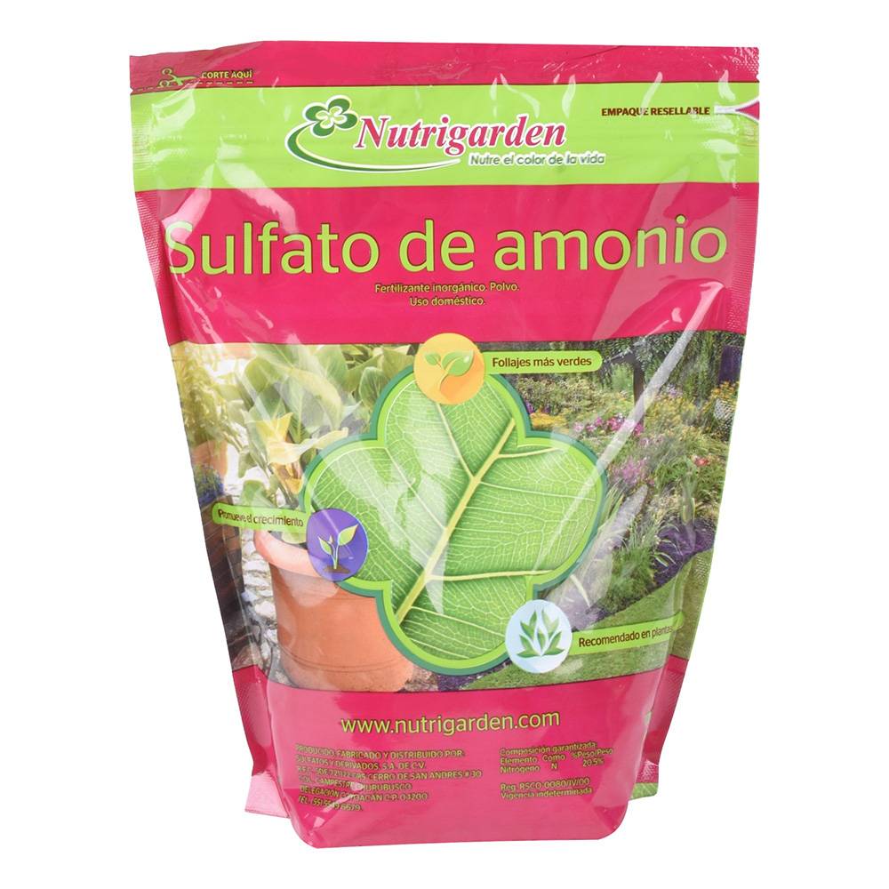 Nutrigarden sulfato de amonio (bolsa 1 kg)