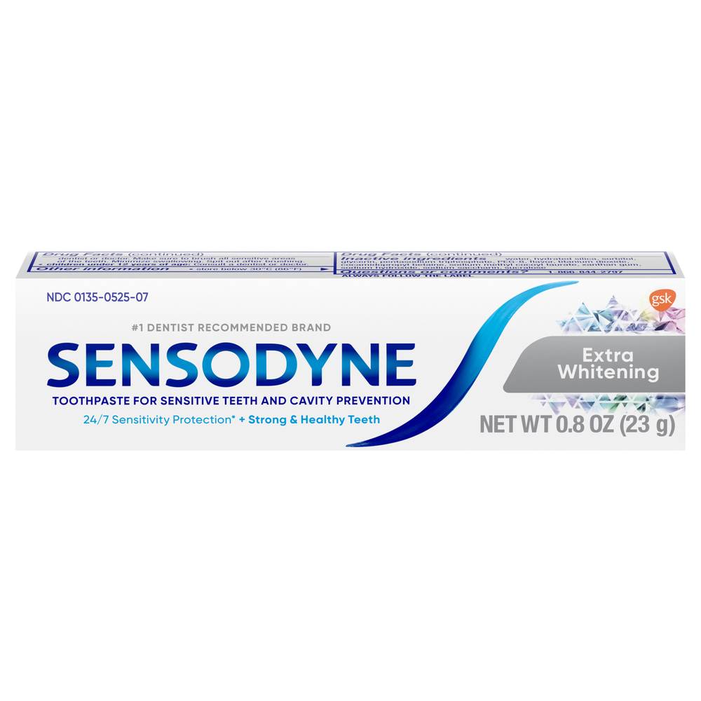 Sensodyne Toothpaste, Extra Whitening 0.8 Oz