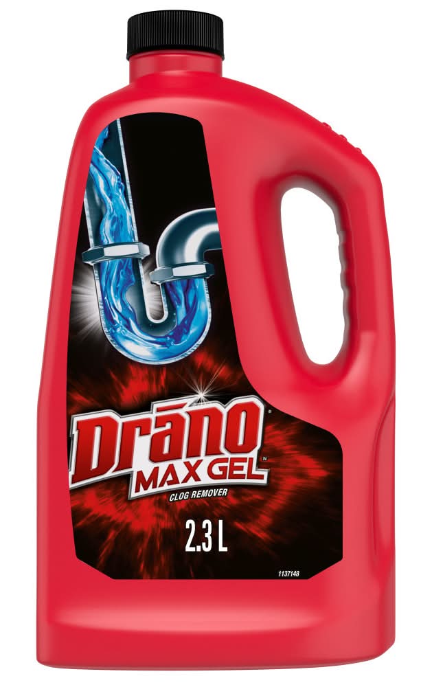 Drano Max Gel Drain Cleaner and Clog Remover (2.3 L)