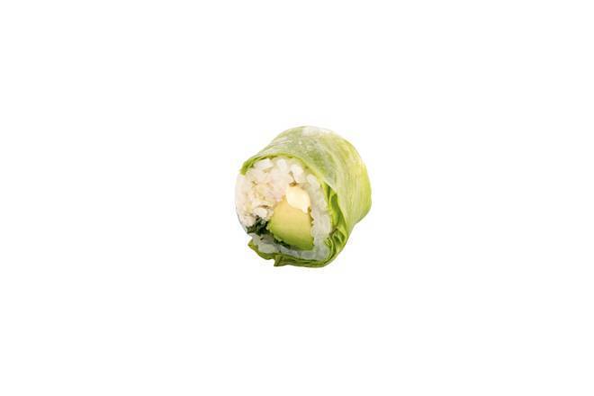 Spring roll's crabe avocat mayonnaise menthe