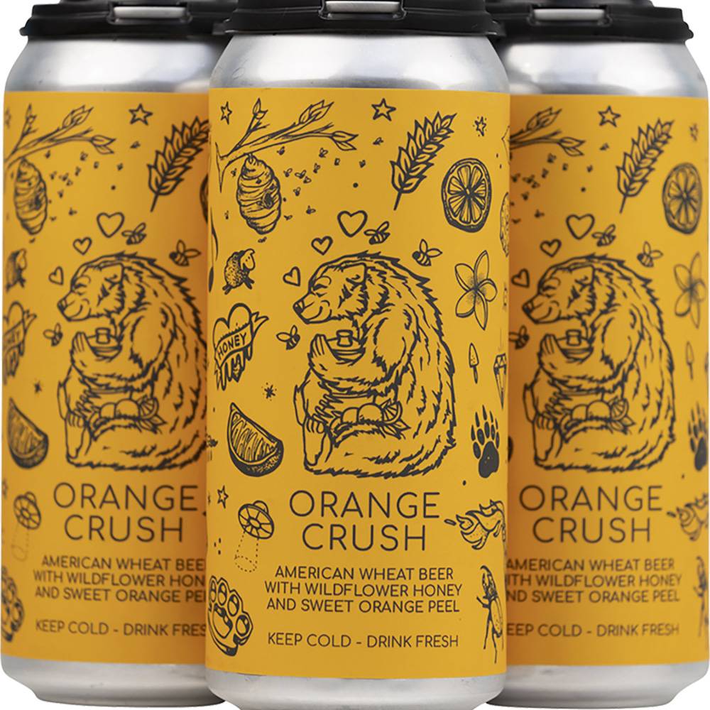 Hidden Springs Orange Crush (4x 16oz cans)