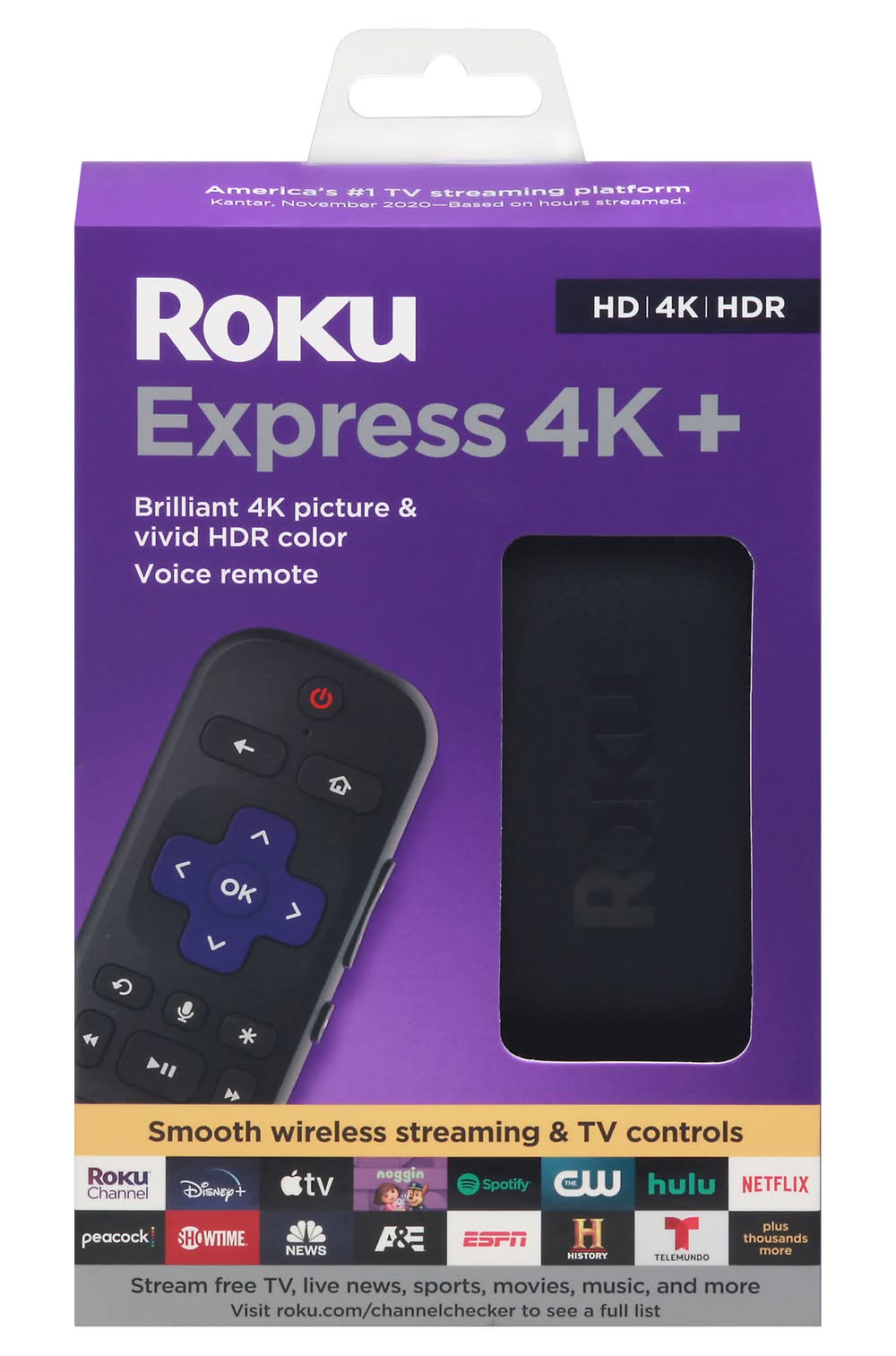 ROKU Express 4k+ Streaming Media Player