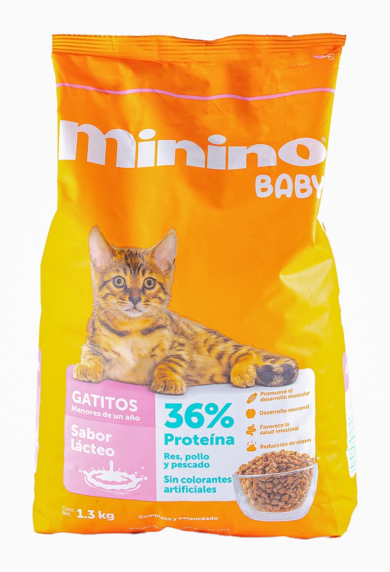 Minino · Alimento para gato baby (1,3 kg)