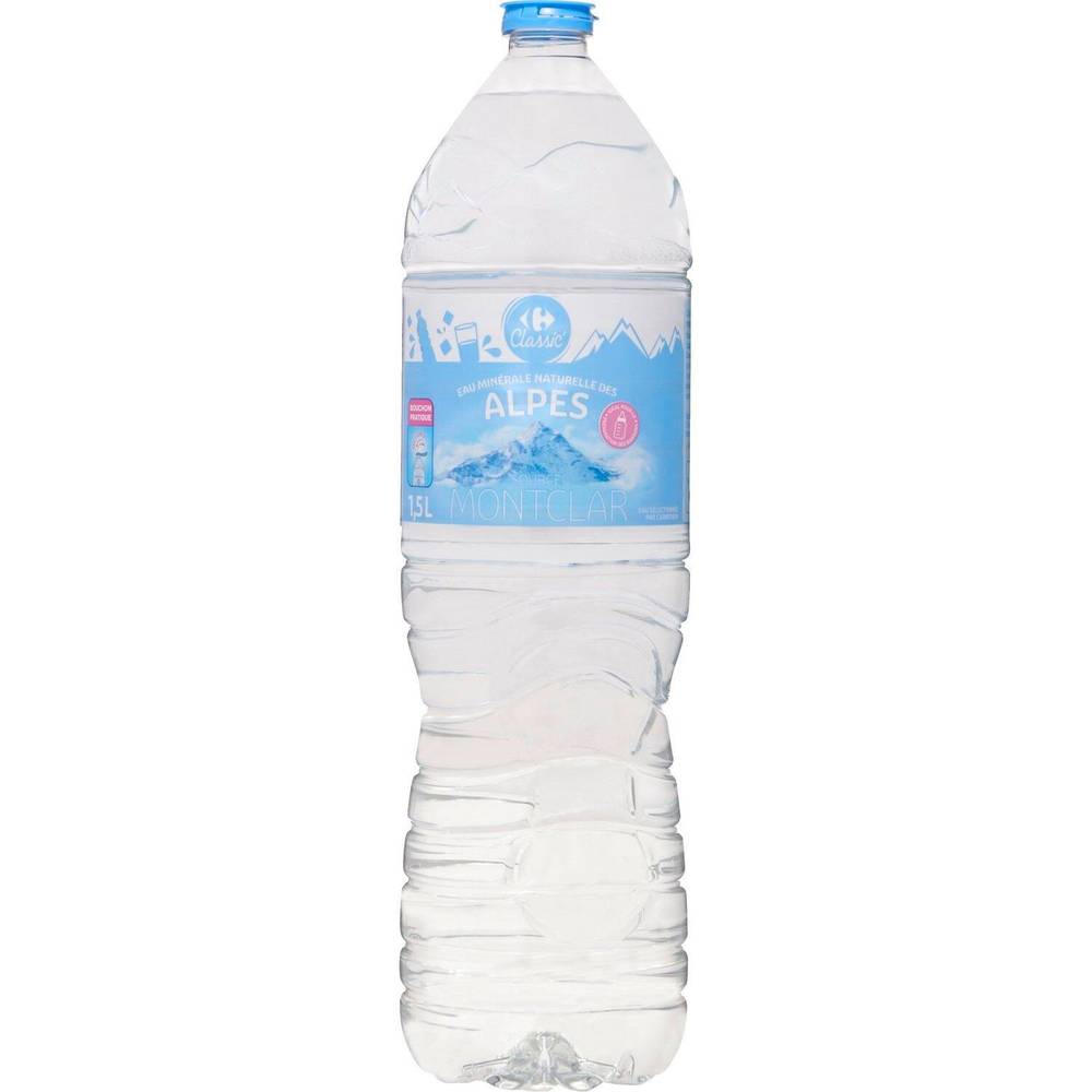 Carrefour - Eau minérale naturelle des alpes (1,5L)