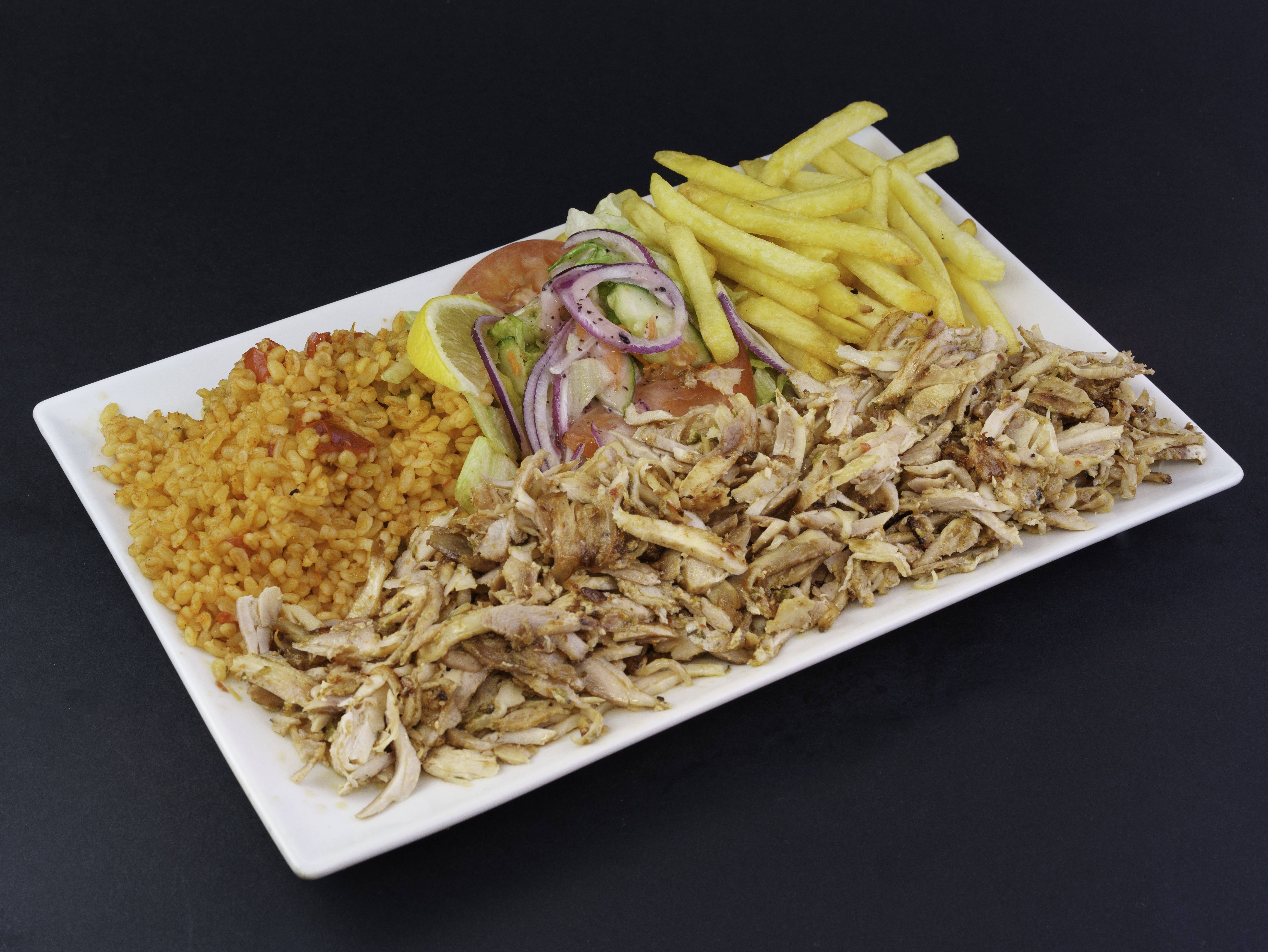 🔥🍛Assiette kebab poulet
