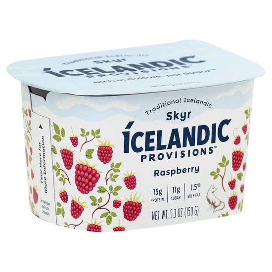 Icelandic Provisions Raspberry Thick & Creamy Low Fat Skyr