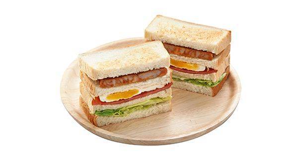醬燒雞腿總匯三明治  Soy Sauce Chicken Chop  Sandwich
