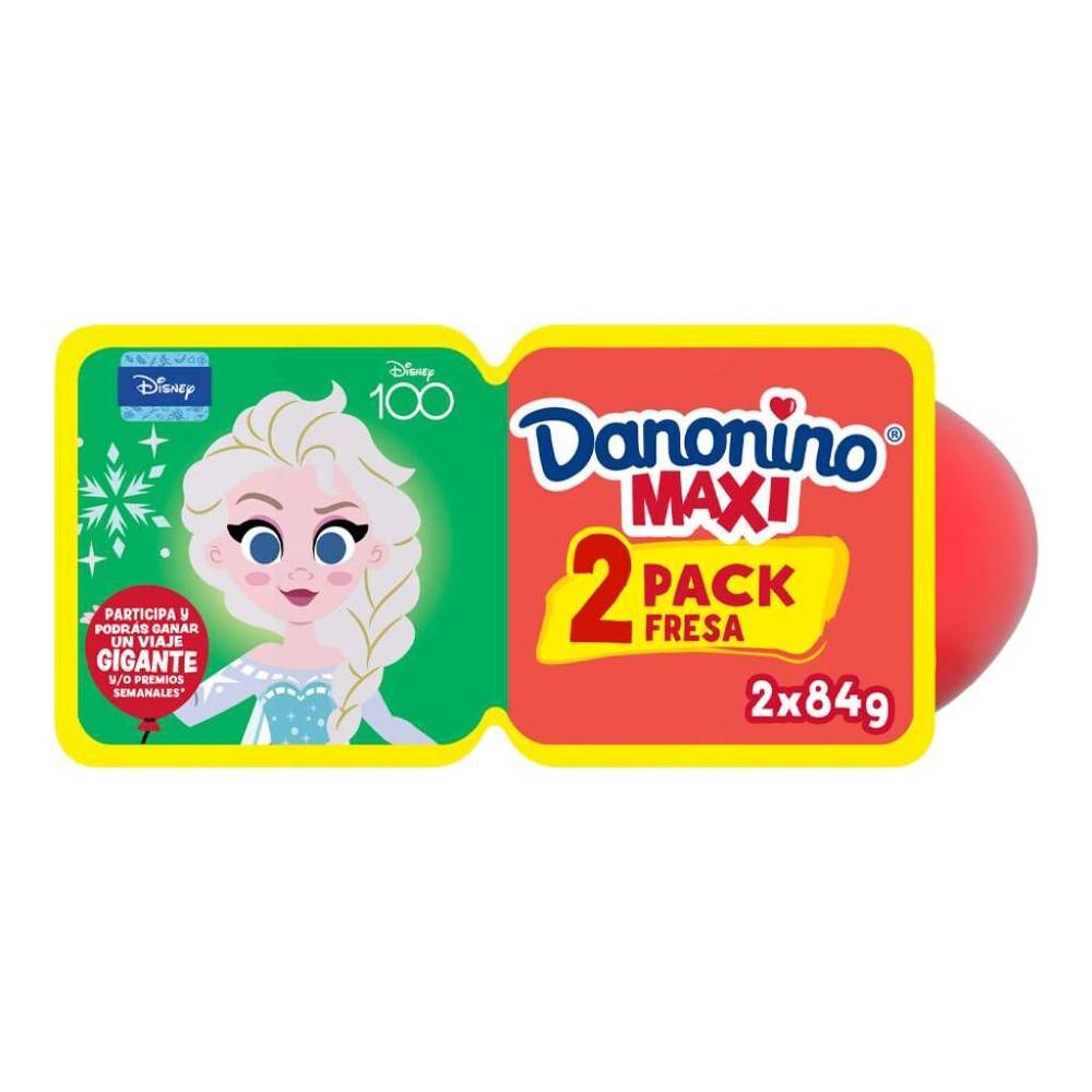 Danonino yoghurt (2 pack, 42 g) (fresa)