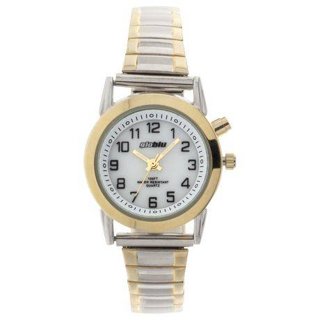 George Globlu Ladies Easy Read Two Tone Analog Watch